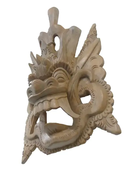 Product image 3 of the product “Balinese mask made from wood, about 20cm height ”